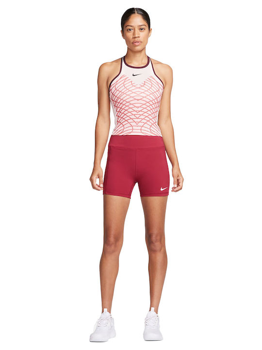 Advantage Women's Training Legging Shorts High Waisted Dri-Fit Red