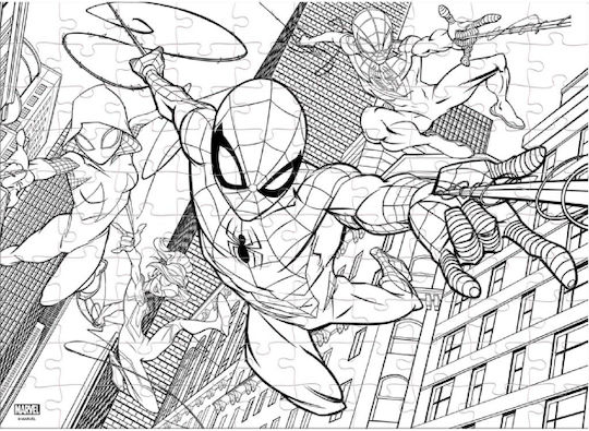 Kids Puzzle Spiderman for 6+ years old+ Years 100pcs Diakakis