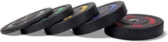 HMS Set Discuri De Tip Olimpic Cauciucate 1 x 10kg Φ50mm