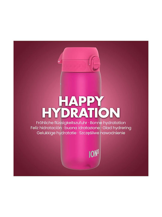 Ion8 Sportiv Sticla de apa Plastic 750ml Roz