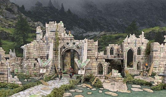 Battle Systems Φιγούρα Μακέτας Ruined Monastery