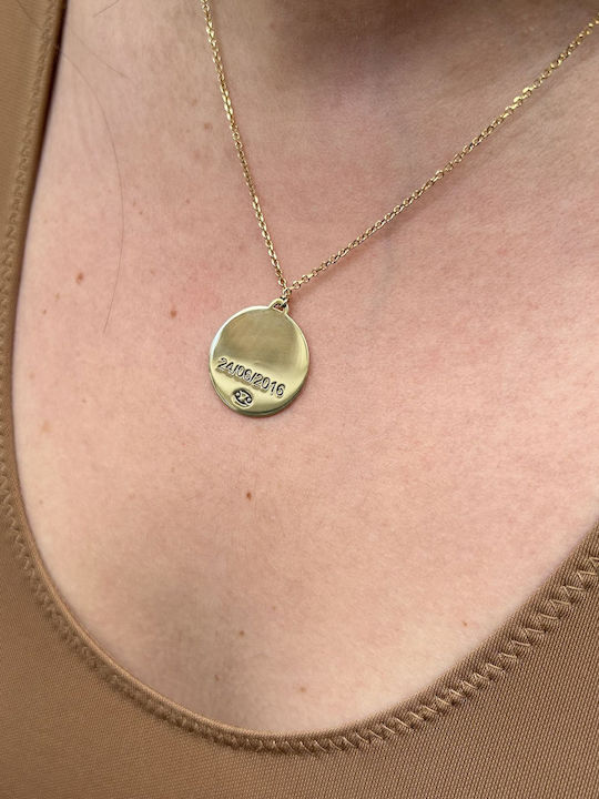 Ekan Charm Tierkreiszeichen aus Gold 14K