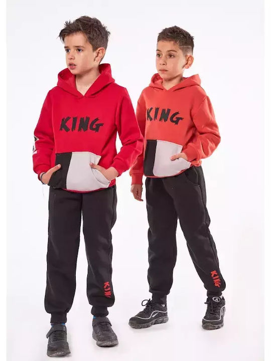 Hashtag Kids Sweatpants Set Orange 2pcs