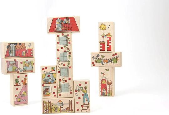 Milaniwood Παιχνίδι Κατασκευών Ξύλινo Little House