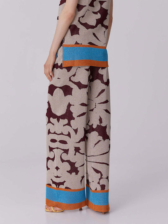 Femei Din material textil Pantaloni cu Croială Palazzo