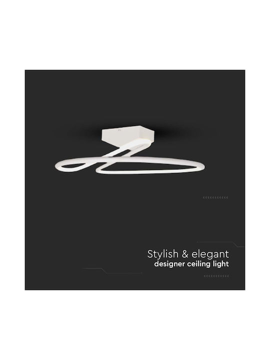 V-TAC Ceiling Mount Light 25cm White with Integrated LED