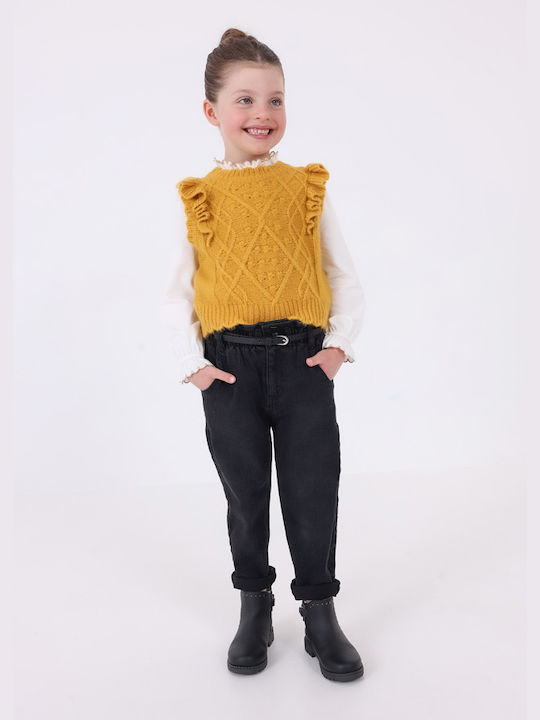 Mayoral Kids Sweater Long Sleeve Yellow