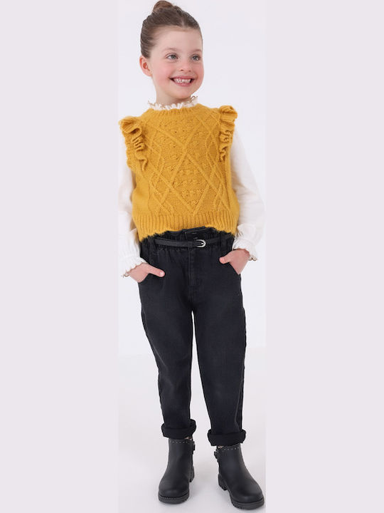Kids' Vest Sleeveless Yellow