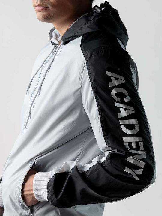Jacke Bomber Winddicht Grey / Black