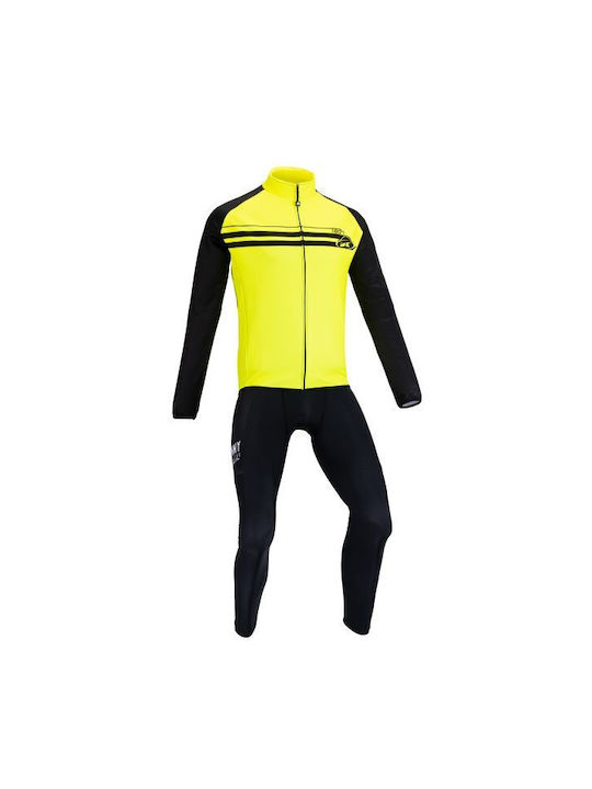 Kenny Men's Long Sleeve Cycling Jersey Mountain Bike Yellow