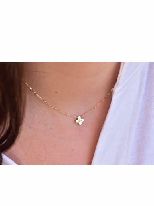 Ekan Gold Cross 14K with Chain