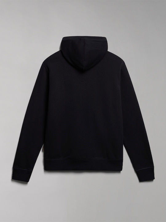 Black Hooded Cardigan
