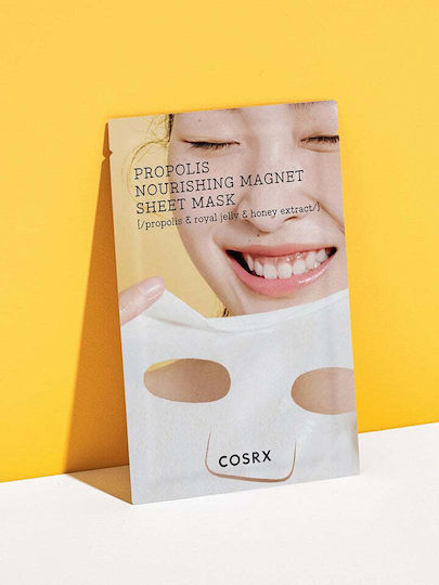 Cosrx Propolis Nourishing Magnet Sheet Μάσκα Προσώπου για Λάμψη Με Centella Asiatica 21ml