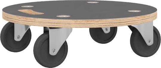 vidaXL Mobile Basis for Load Weight up to 250kg in Gray Color