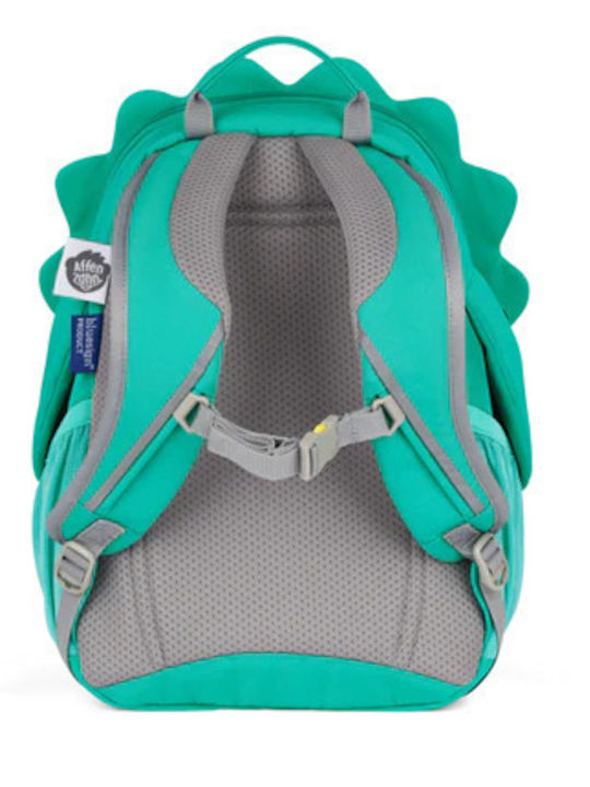 Affenzahn Big Friend Dinosaur School Backpack Kindergarten Turquoise With Water Bottle Holder 8 Litre