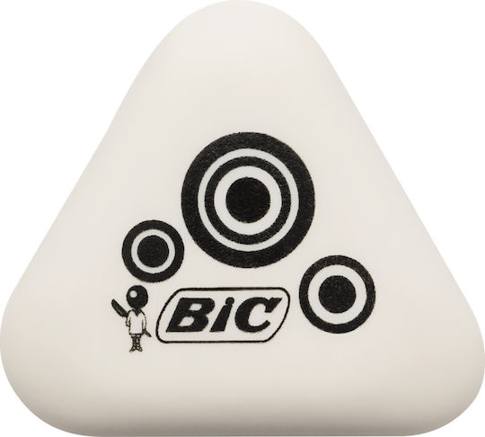 BIC Eraser for Pencil and Pen 3pcs Gray