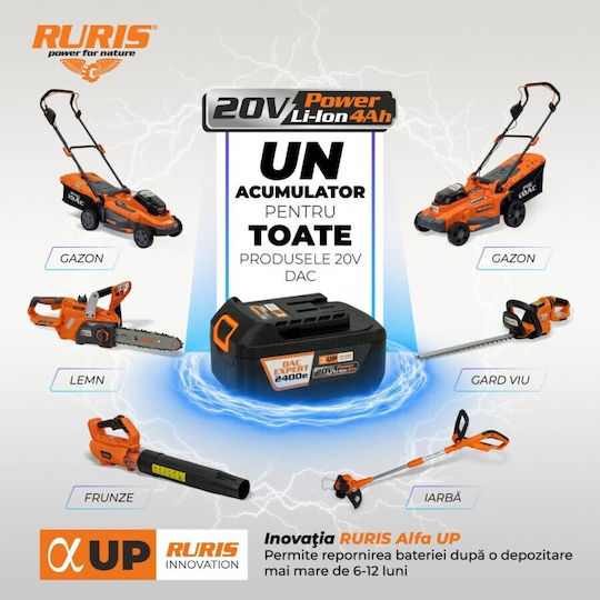 Ruris Battery Set Capacity 4Ah 20V with Charger