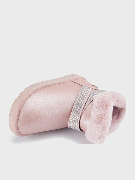 Kinderstiefeletten mit Reißverschluss Rosa