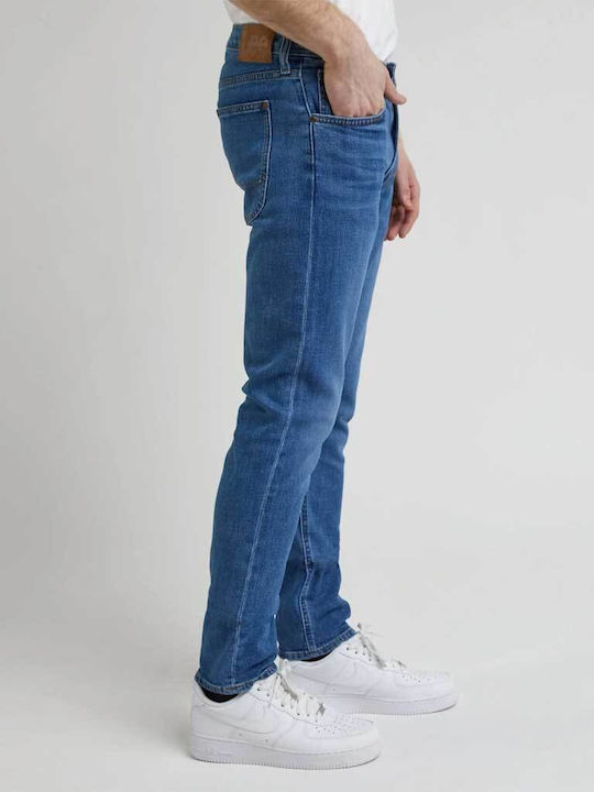 Luke Ανδρικό Παντελόνι Τζιν με Slim Tapered Εφαρμογή Μπλε