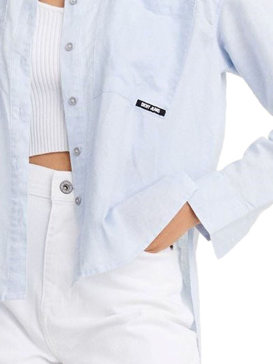 Women's Long Sleeve Shirt Light Blue