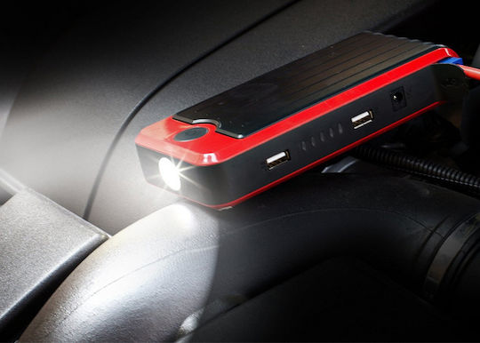 Andowl Pingan T6 Jump Starter Portable Car Battery Jump Starter 12000mAh with Power Bank / Φακό / USB 12V 12000mAh