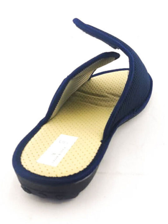 Anatomische Damen Hausschuhe Blau