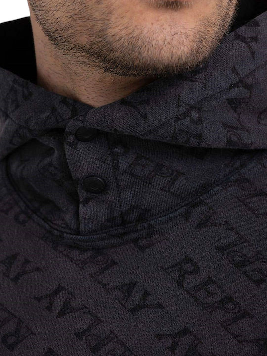 Kapuzensweatshirt Grau