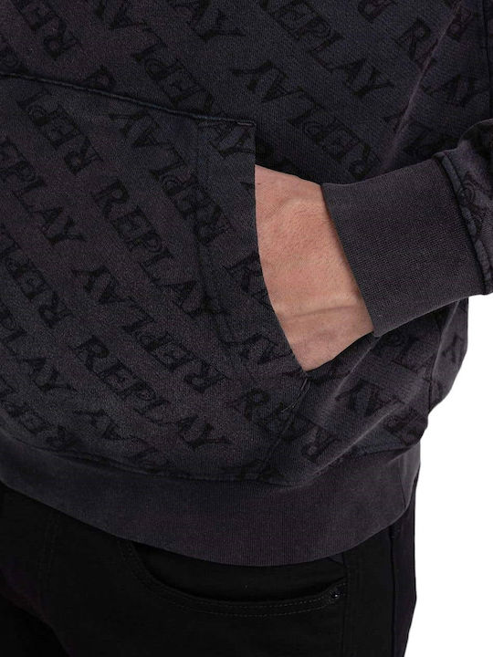 Kapuzensweatshirt Grau