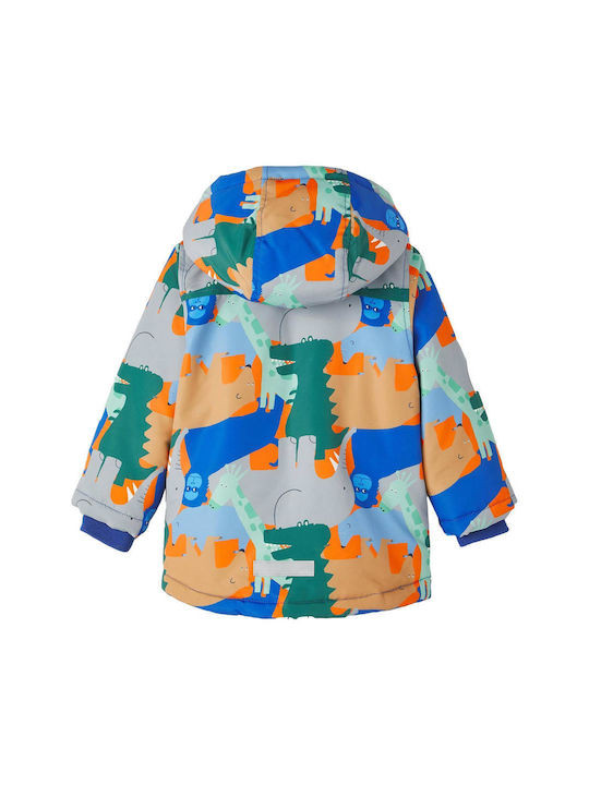 Name It Boys Casual Jacket Multicolour with Ηood