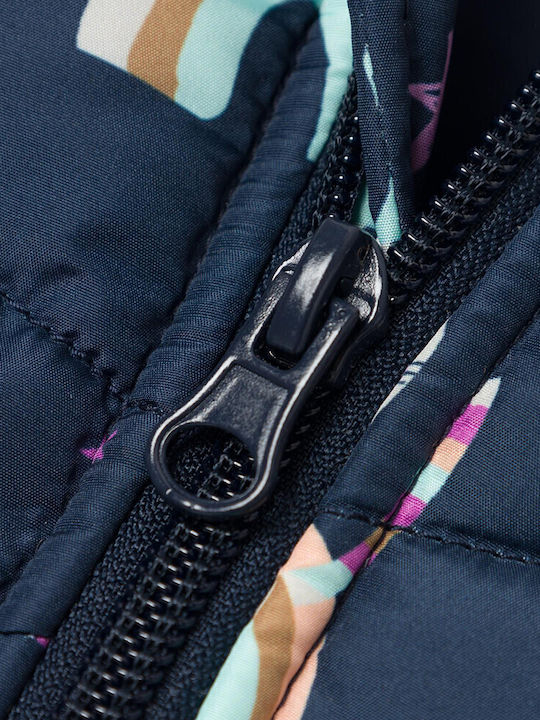 Kinder Steppjacke Ärmellos Kurz Blau