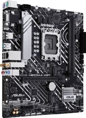 Asus PRIME H610M-A WIFI Motherboard Micro ATX with Intel 1700 Socket