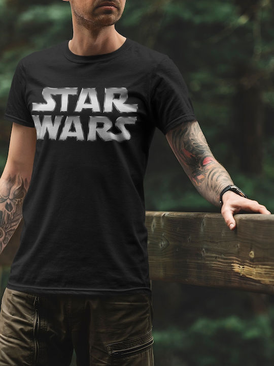 Softworld Star Wars Logo T-shirt Star Wars Μαύρο