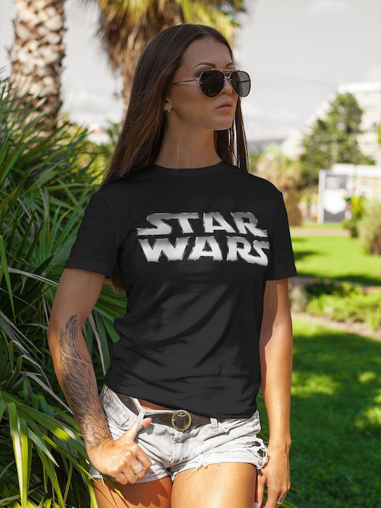 Softworld Star Wars Logo T-shirt Star Wars Μαύρο