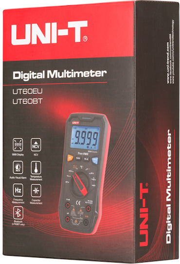 Uni-T Multimetru digital RMS real cu Măsurare AC / DC / Rezistență / Capacitate / Temperatură UT60BT