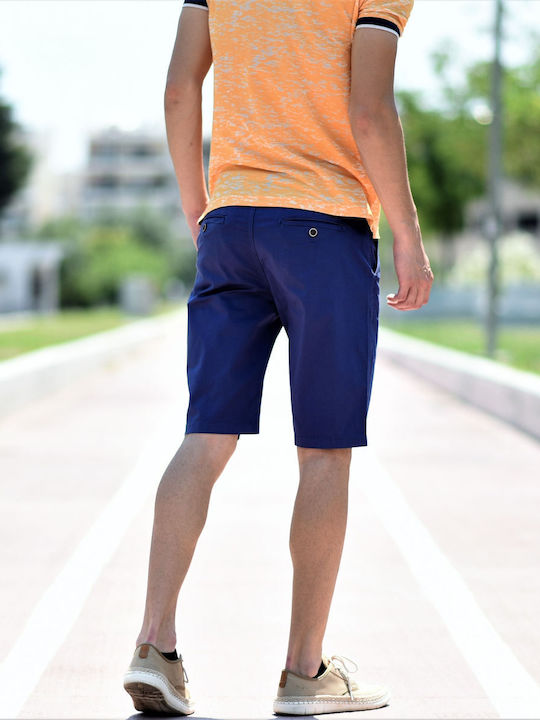 Herrenshorts Chino Blau