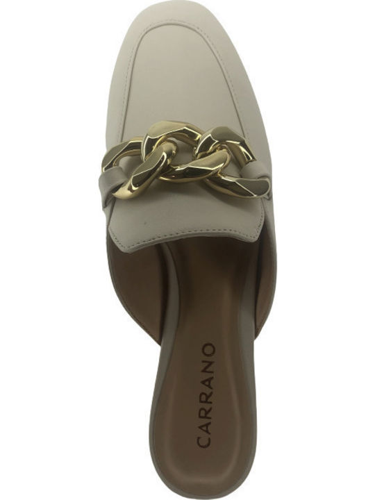 Flat Mules σε Μπεζ Χρώμα