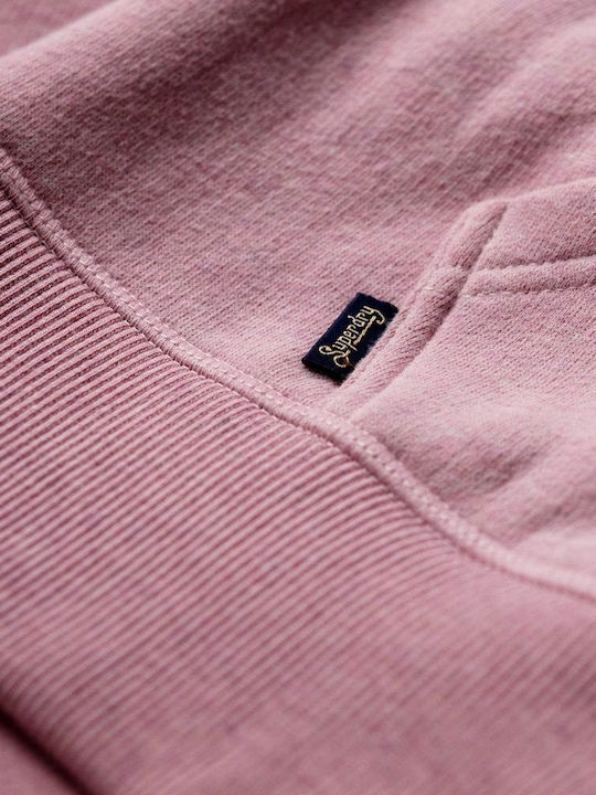 Women's Sweatshirt Jacket Hooded Pink