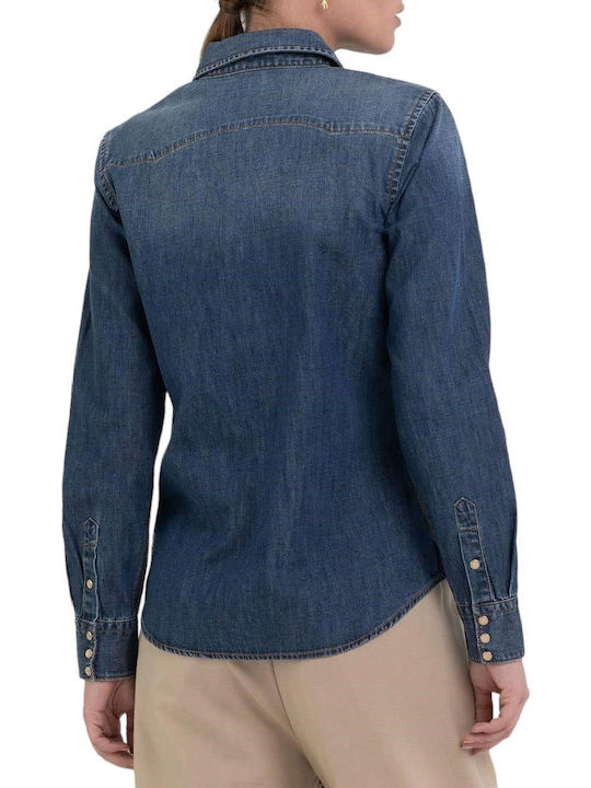 Women's Long Sleeve Shirt Blue