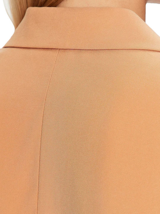 DKNY Damen Blazer Braun