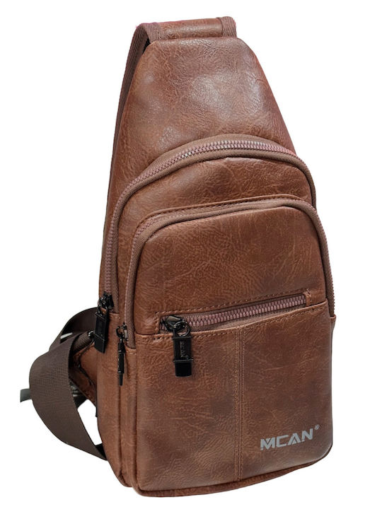 Herrentasche Sling Braun
