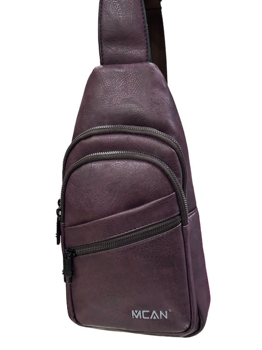 Mohicans Black Line Men's Bag Sling Burgundy