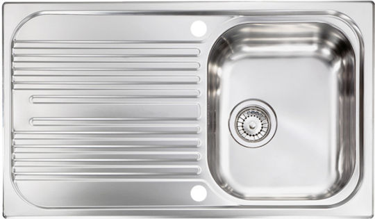 Sanitec Ένθετος Inox Σαγρέ Μ86xΠ50cm Sanitec Ένθετος Inox Σαγρέ Μ86xΠ50cm