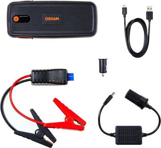Osram BATTERYstart 400 Φορητός Εκκινητής Μπαταρίας Αυτοκινήτου 16800mAh με Power Bank / USB / Φακό 12V 400A