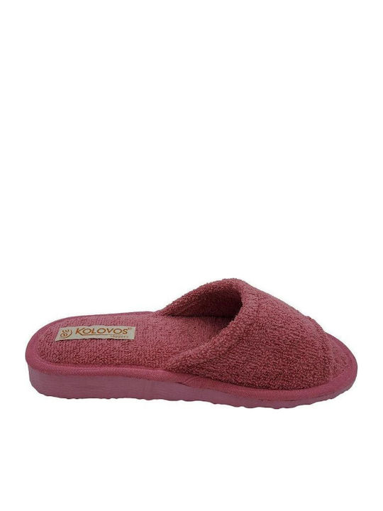 Terry Winter Women's Slippers Pink