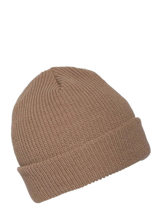 Volcom Beanie Unisex Σκούφος Πλεκτός σε Καφέ χρώμα