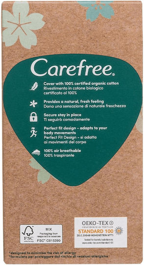 CareFree Organic Σερβιετάκια για Κανονική Ροή 2 Σταγόνες 24τμχ