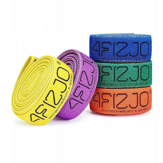 4FIZJO Flex Гума за фитнес Цикъл Мека Синя 2.1м
