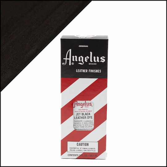 Angelus Leather Dye Jet Χρωστική Χειροτεχνίας Μαύρη για Δέρμα 90ml