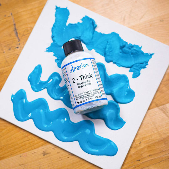 Angelus 2-Thick Paint Thickener Ειδικό Χρώμα Χειροτεχνίας Ασημί για Δέρμα 118ml