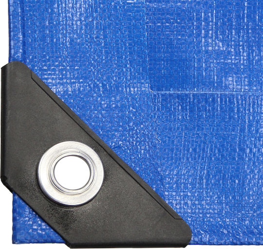 ECD Germany Waterproof Tarpaulin 180gr/m² 10x6m. Light Type Blue